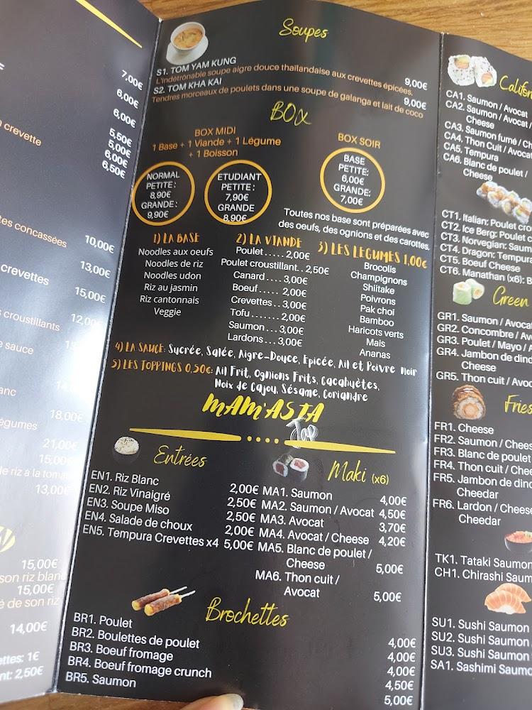 Mam'Asia - Menu Image 3